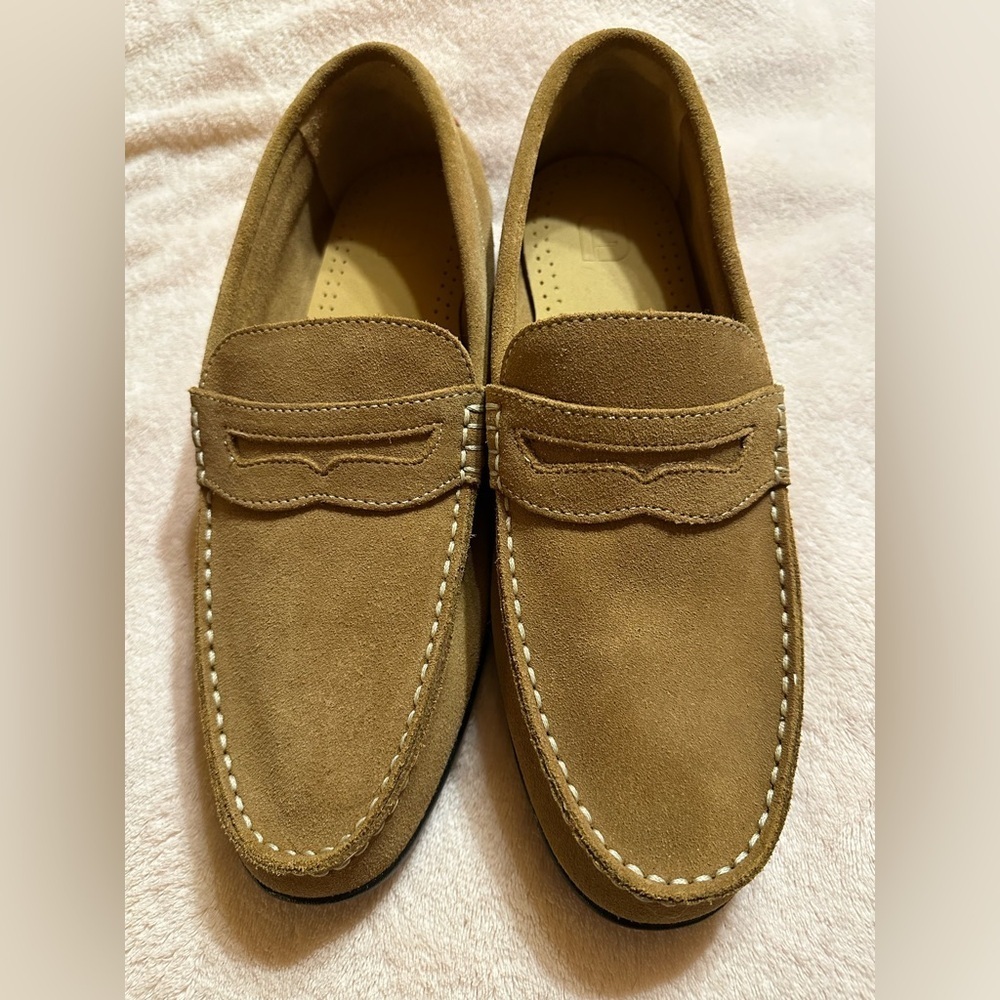 Foot Joy Men’s 11 W Club Casual Blem Suede Penny Loafer Driving Golf 79006 NEW